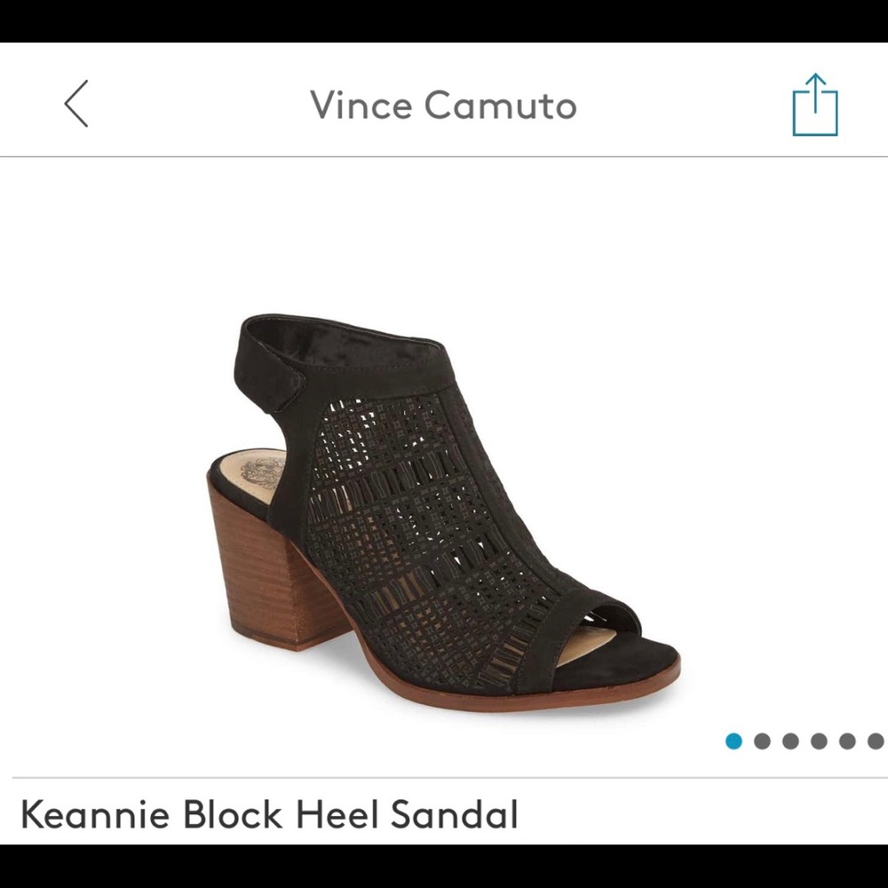 NWT Vince Camino Keannie Block Heals in Black 🖤
